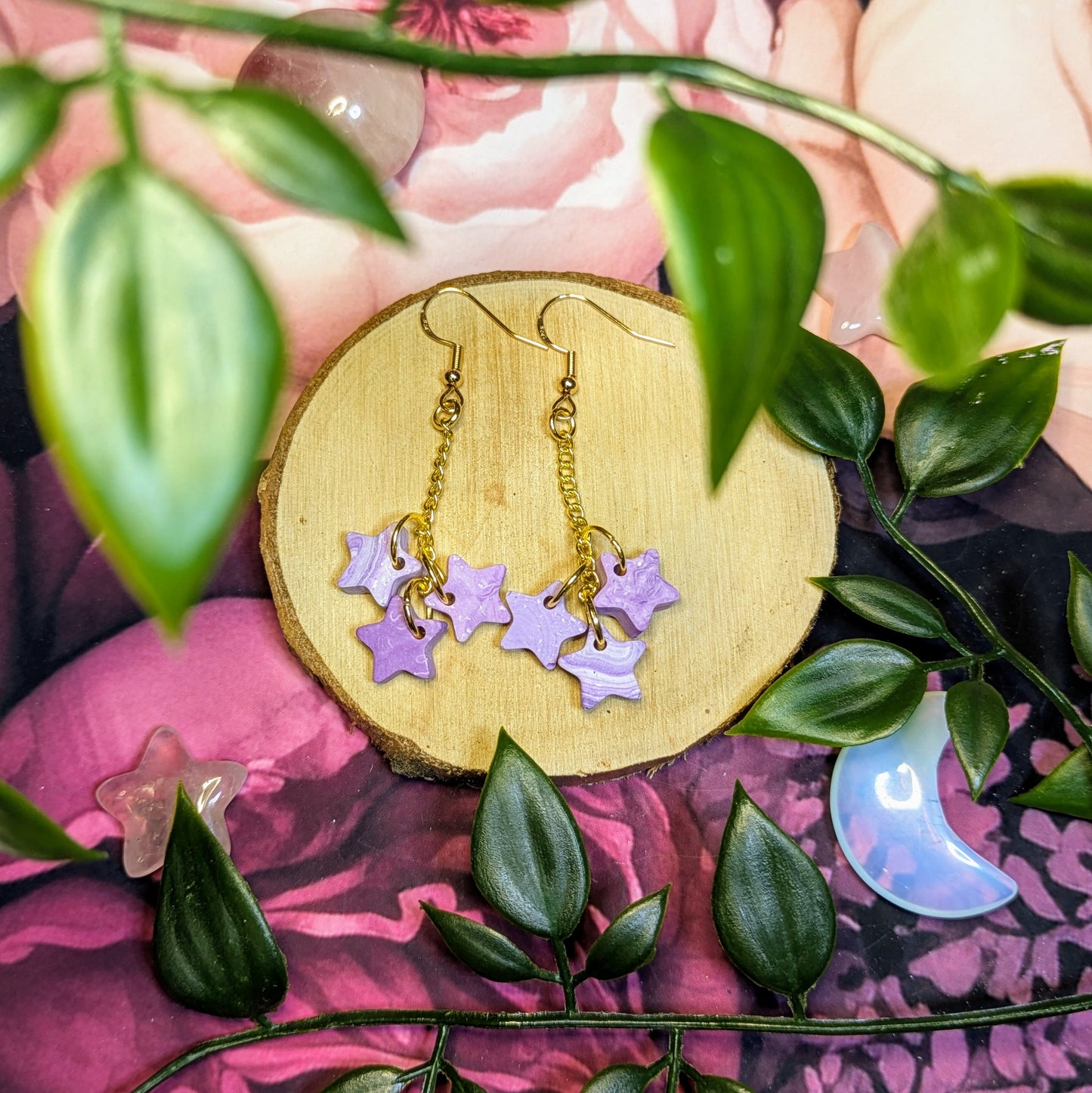 Small Star Cluster earrings