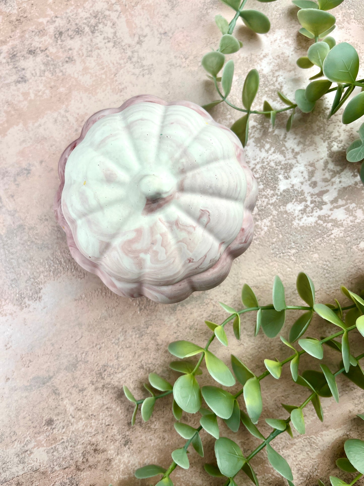 Pumpkin Jar - Pink Trinket Box