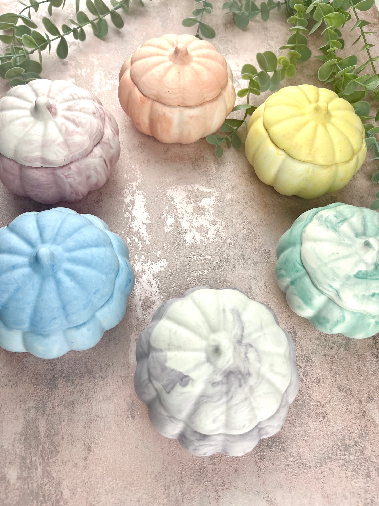 Pumpkin Jar - Purple Trinket Box