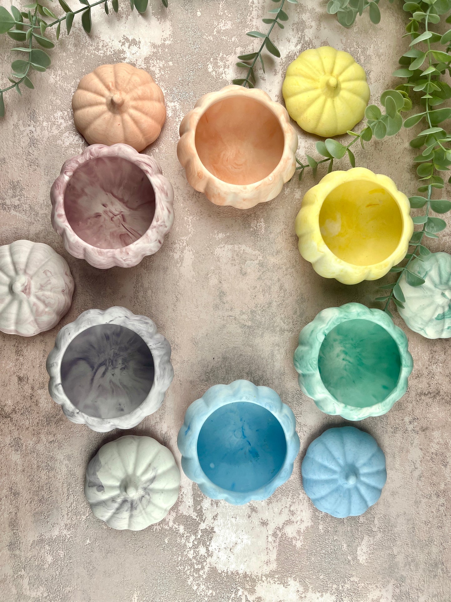 Pumpkin Jar - Purple Trinket Box