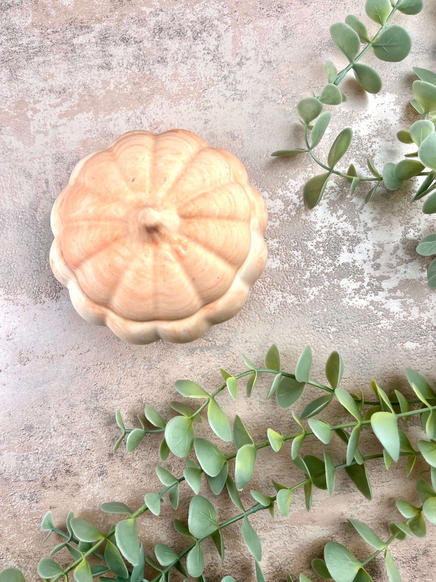 Pumpkin Jar - Orange Trinket Box