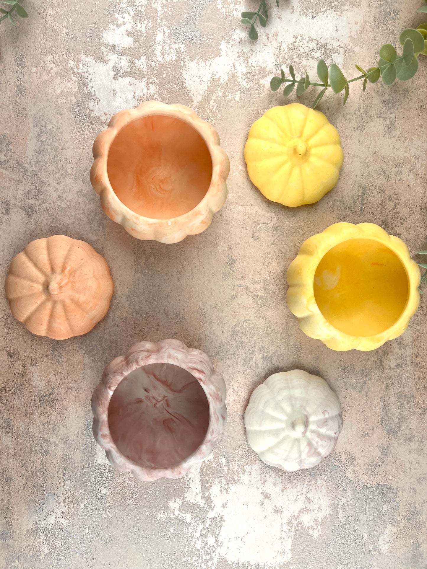 Pumpkin Jar - Pink Trinket Box