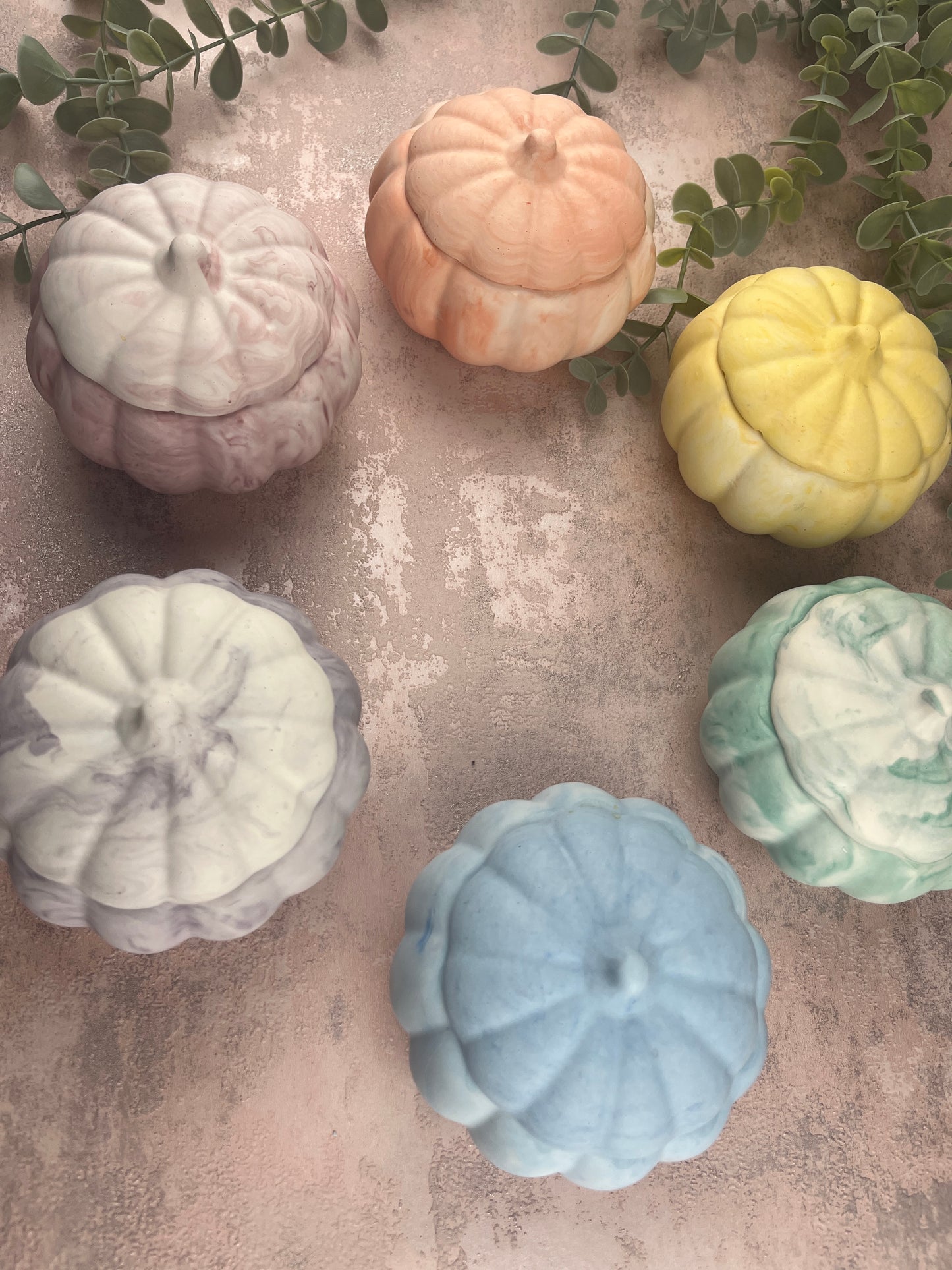 Pumpkin Jar - Orange Trinket Box