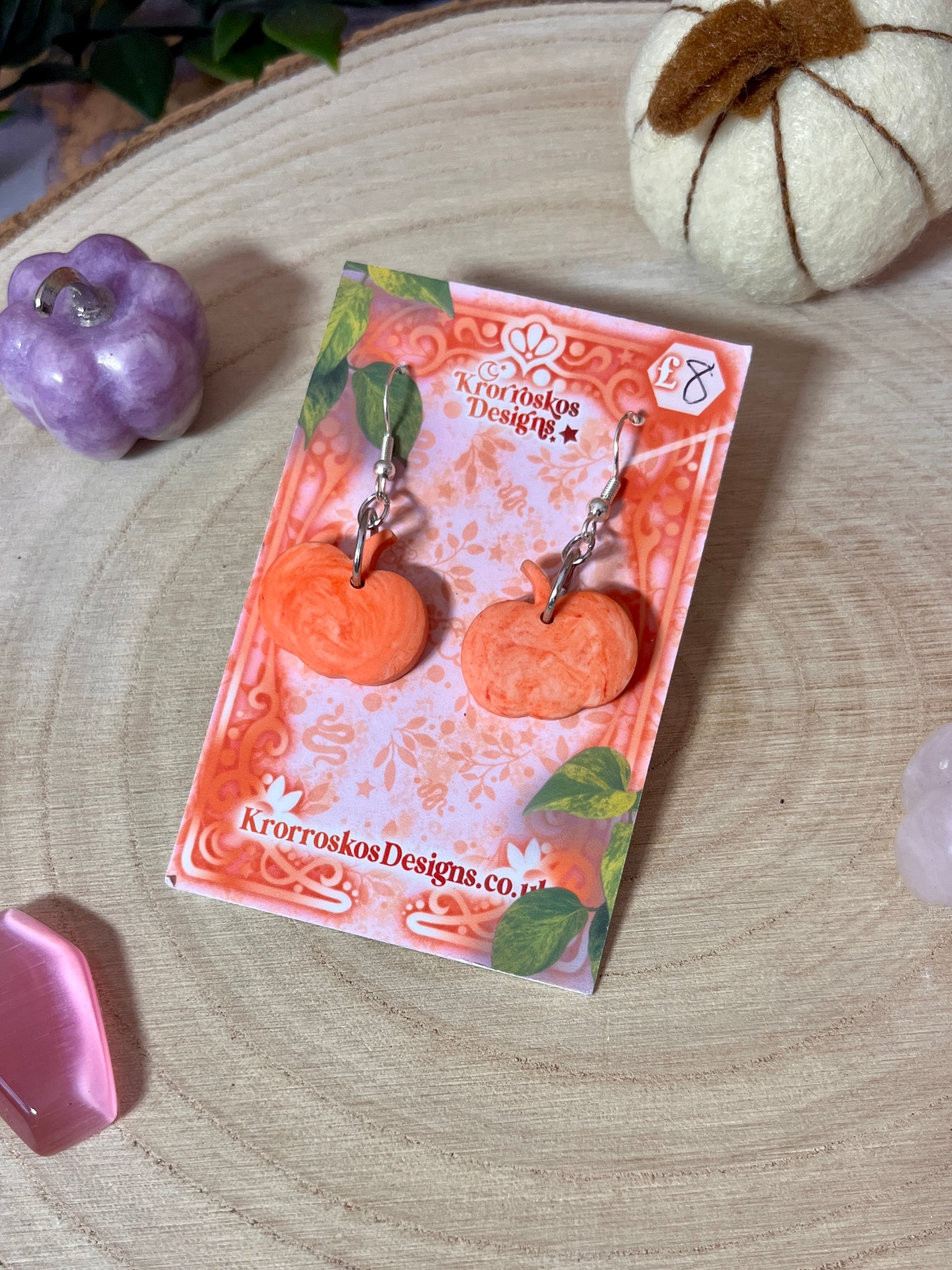 Pumpkin Earrings