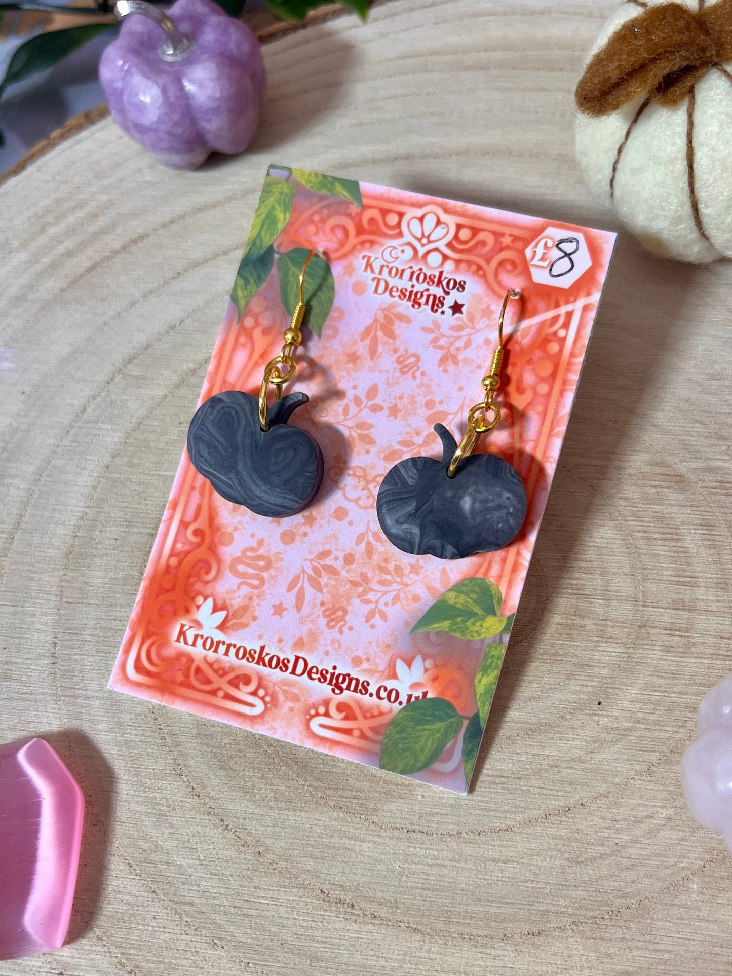 Pumpkin Earrings