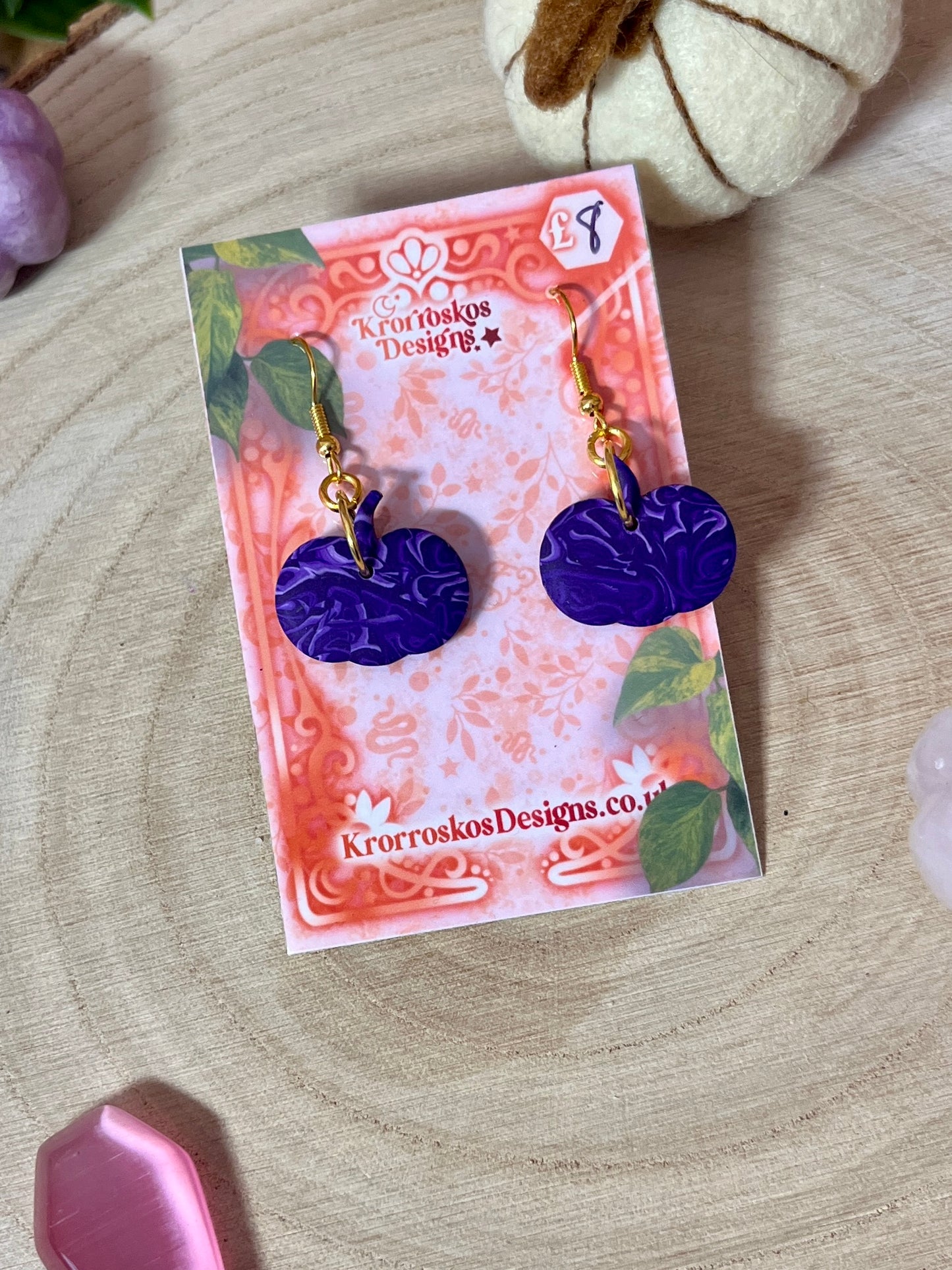 Pumpkin Earrings