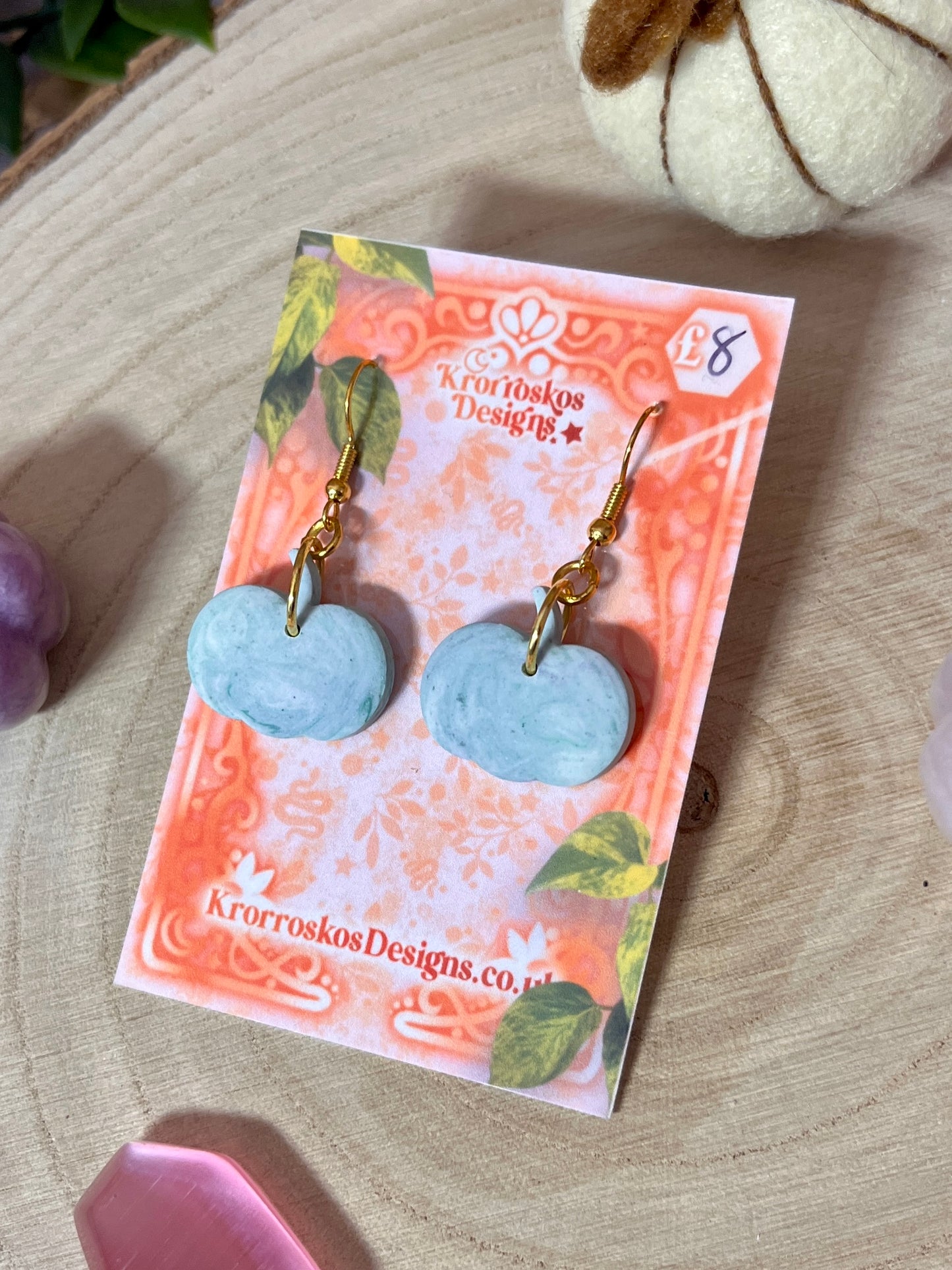 Pumpkin Earrings