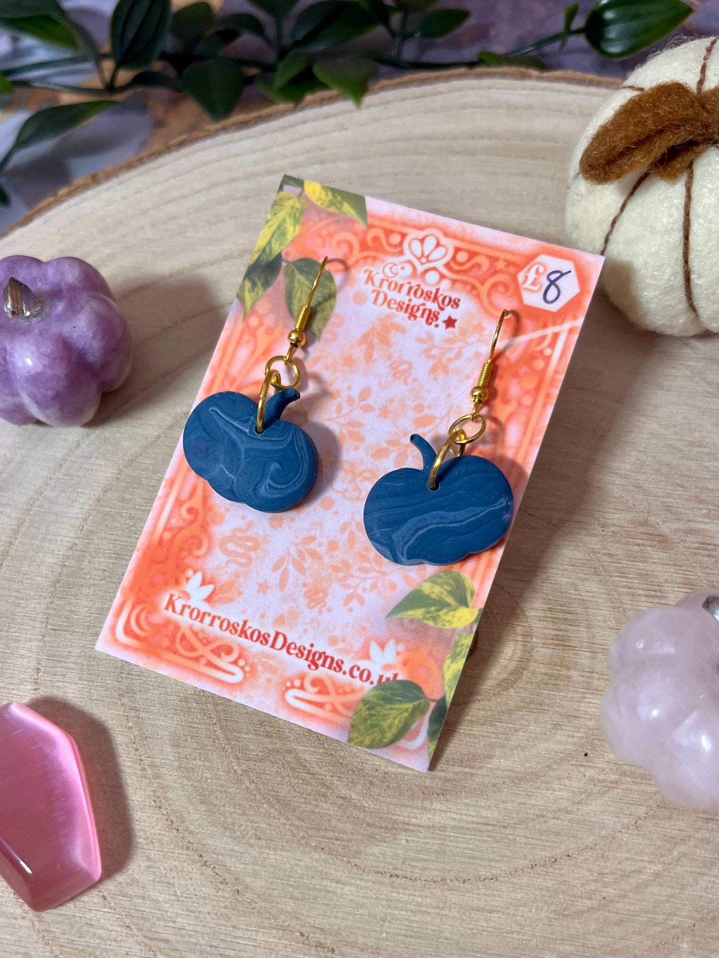 Pumpkin Earrings