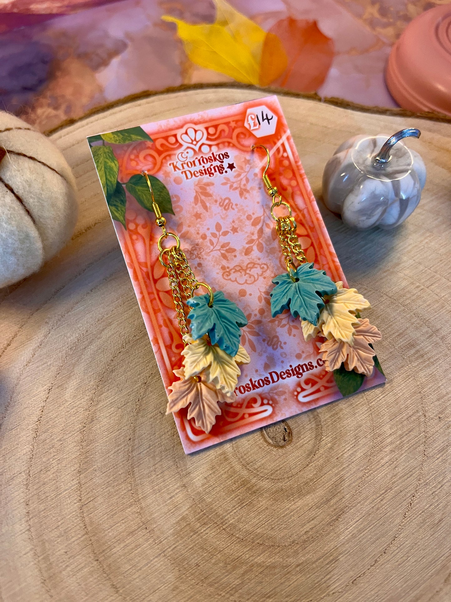 Falling Leaves Earrings