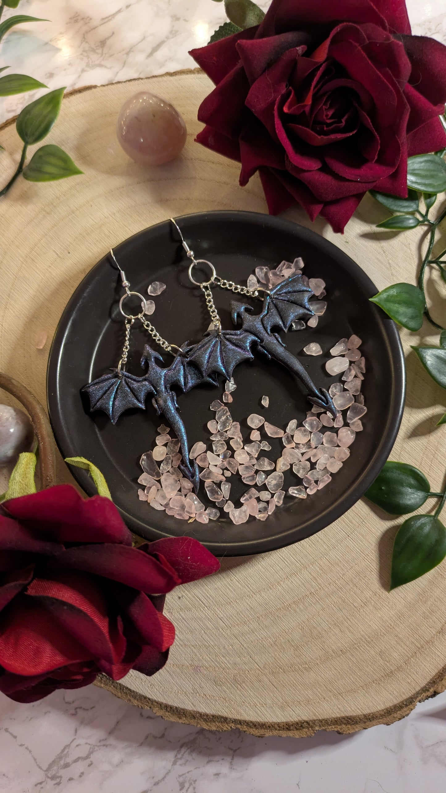 Flying Dragon Earrings - DRACOLOGY collection