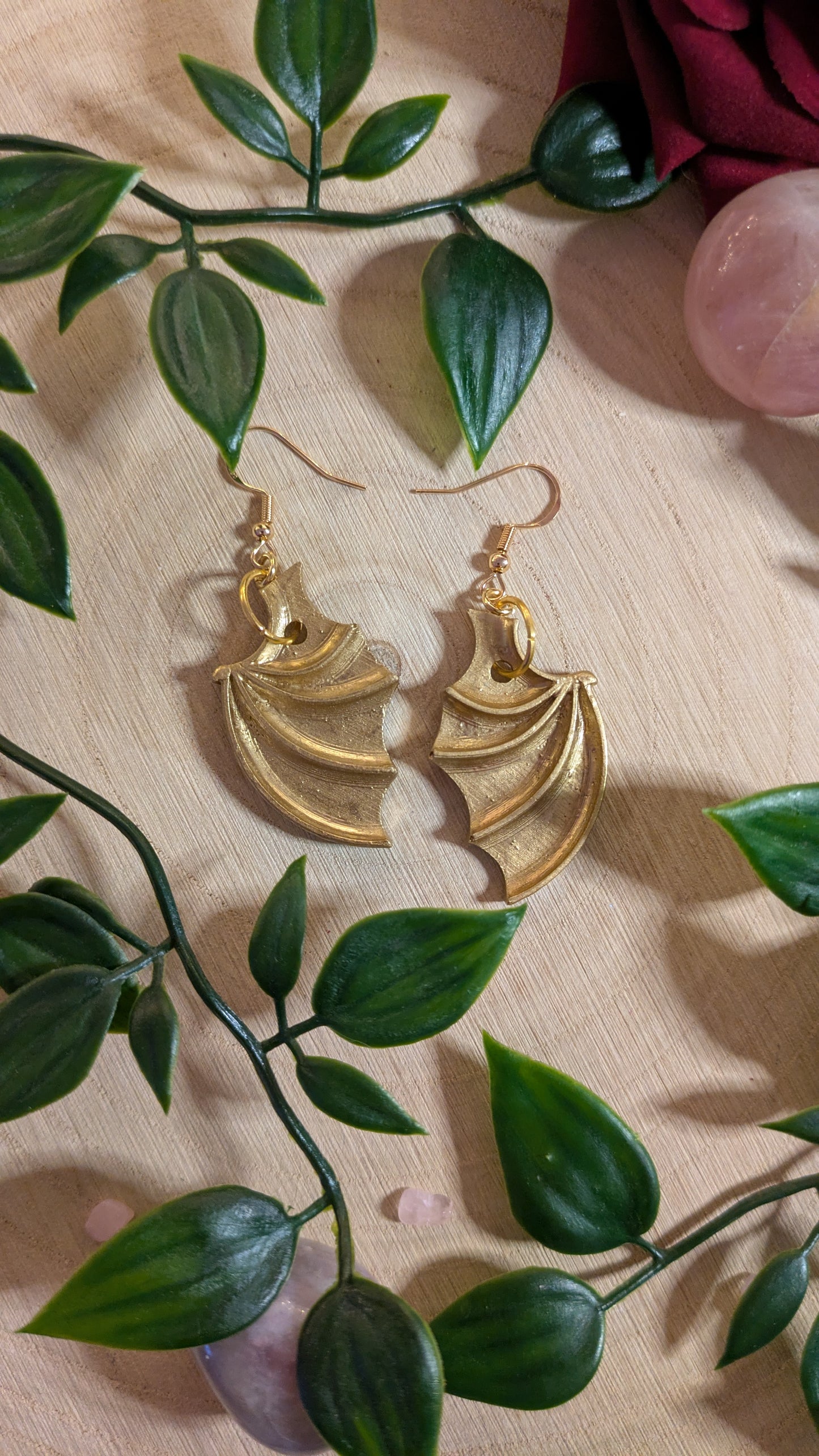 Dragon Wing Earrings - RARE25 Pre-Order Deposit