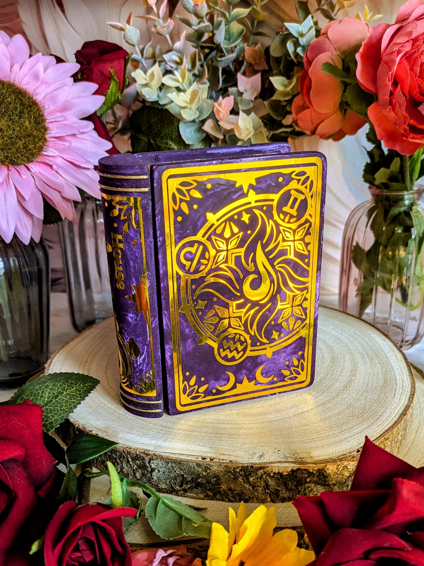 House Aer Book Trinket Box - Officially Licensed Zodiac Academy