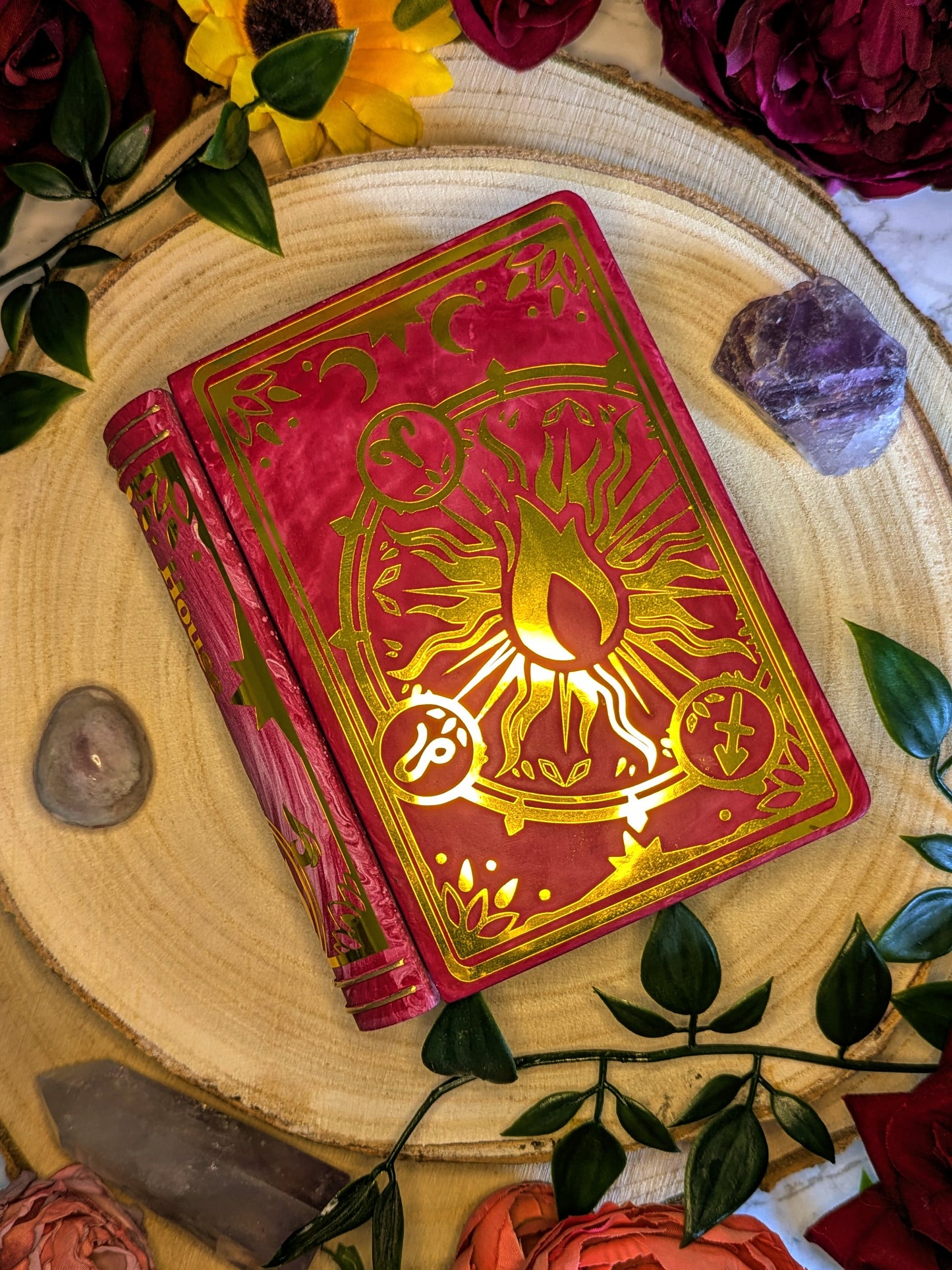 House Ignis Book Trinket Box - Officially Licensed Zodiac Academy