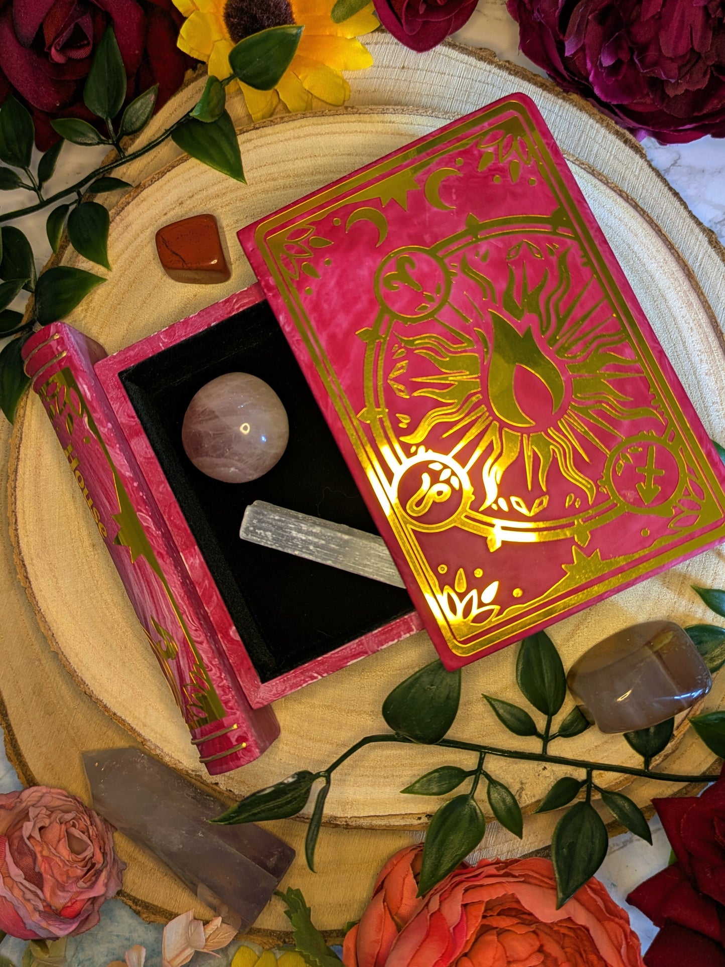 House Ignis Book Trinket Box - Officially Licensed Zodiac Academy
