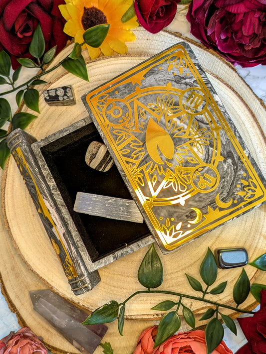 House Terra Book Trinket Box - Officially Licensed Zodiac Academy