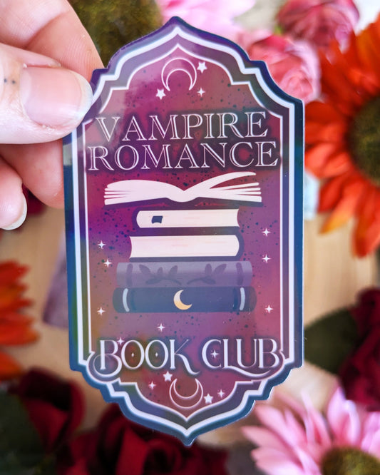 Vampire Romance Book Club - Die Cut Stickers
