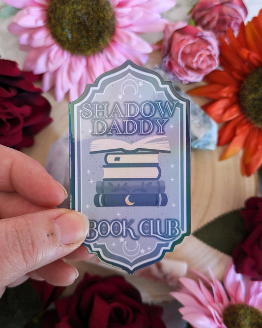 Shadow Daddy Book Club - Die Cut Sticker