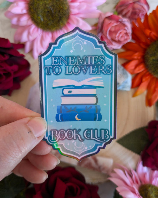 Enemies To Lovers Book Club - Die Cut Stickers