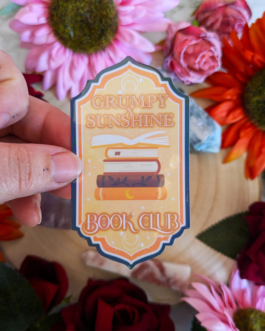 Grumpy x Sunshine Book Club - Die Cut Stickers