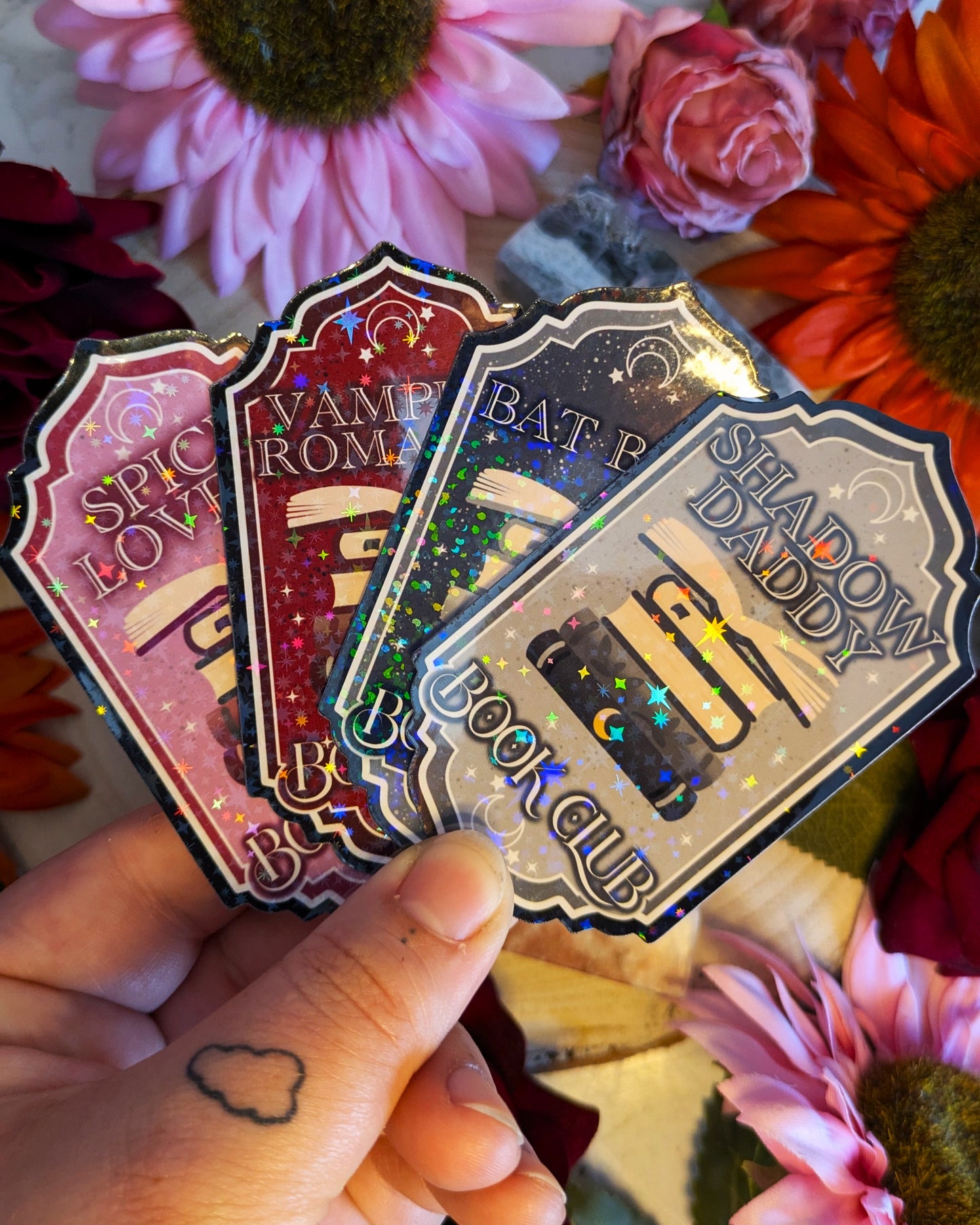 Book Club Die Cut Stickers - What's your favourite Trope