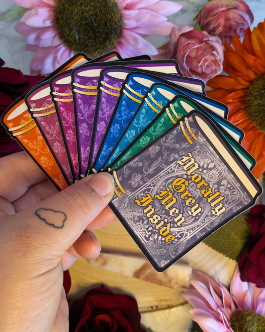Book Trope Die Cut Stickers