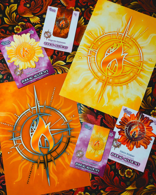 House Ignis Zodiac Academy Full Set - Officially Licensed Twisted Sisters Merch