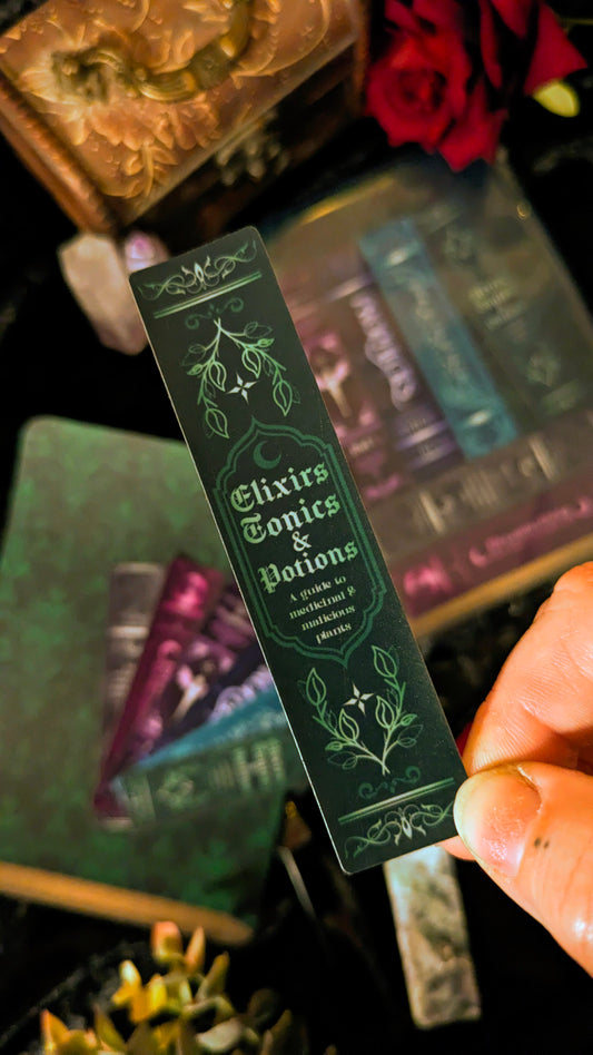 Elixirs, Tonics & Potions Book Spine Sticker