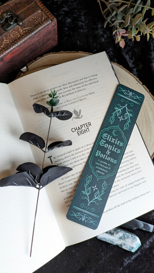 Elixirs, Tonics & Potions Book Spine Bookmark