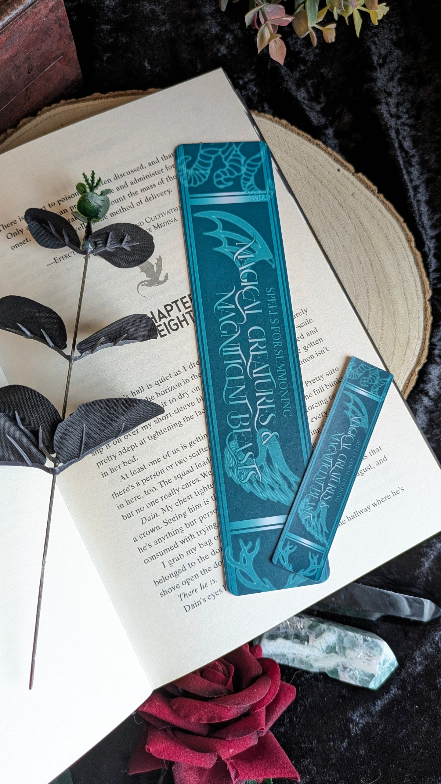 Magical Creatures & Magnificent Beasts Book Spine Bookmark