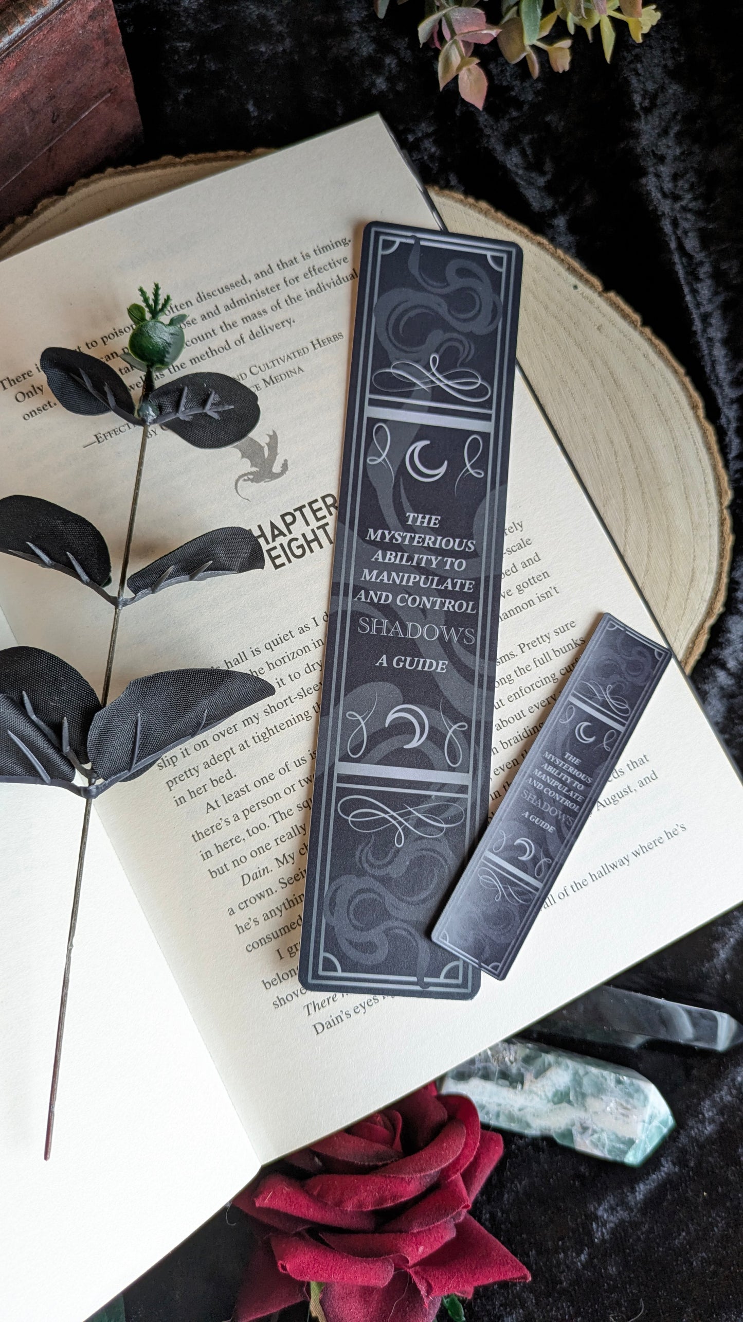 Shadow Manipulation Book Spine Bookmark
