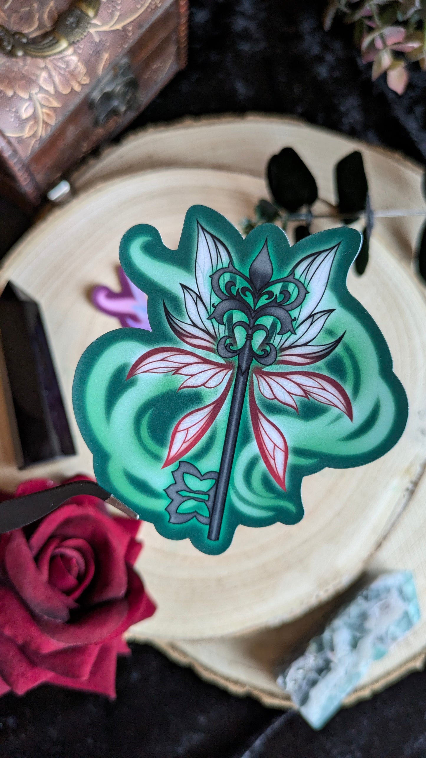 The Fairy Key - Dark Artifacts Stickers