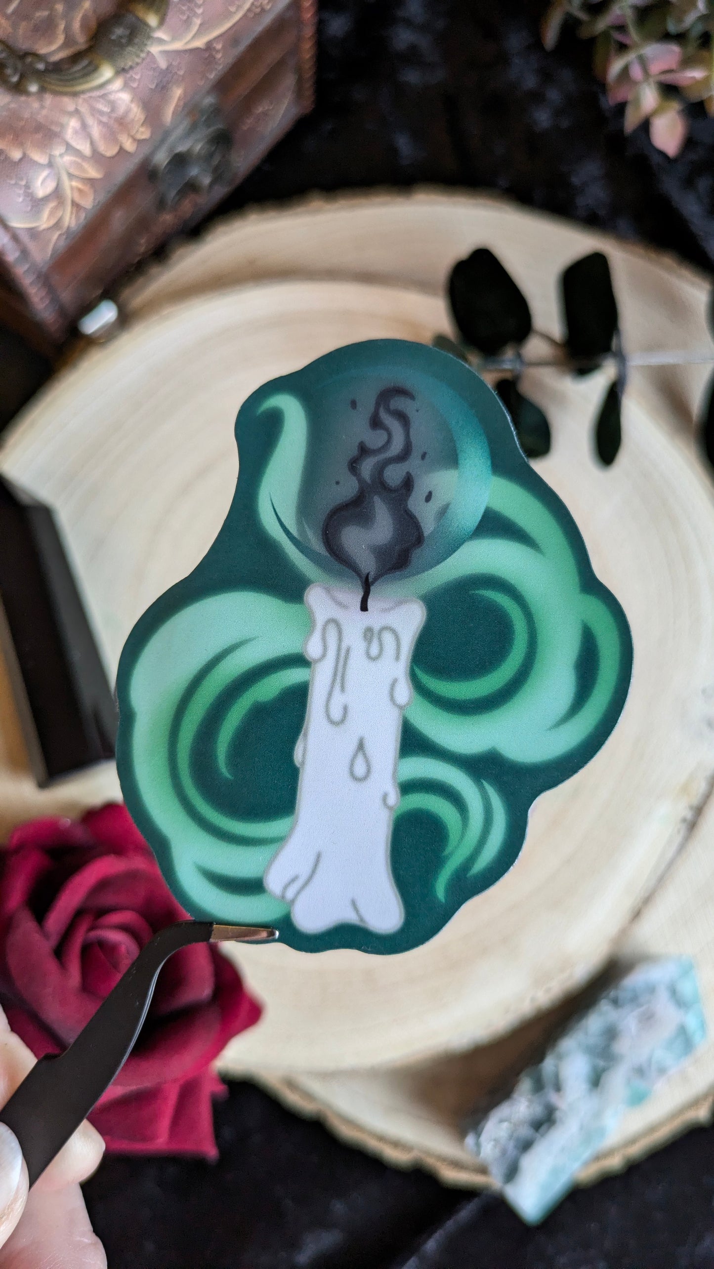 The Candle - Dark Artifacts Stickers