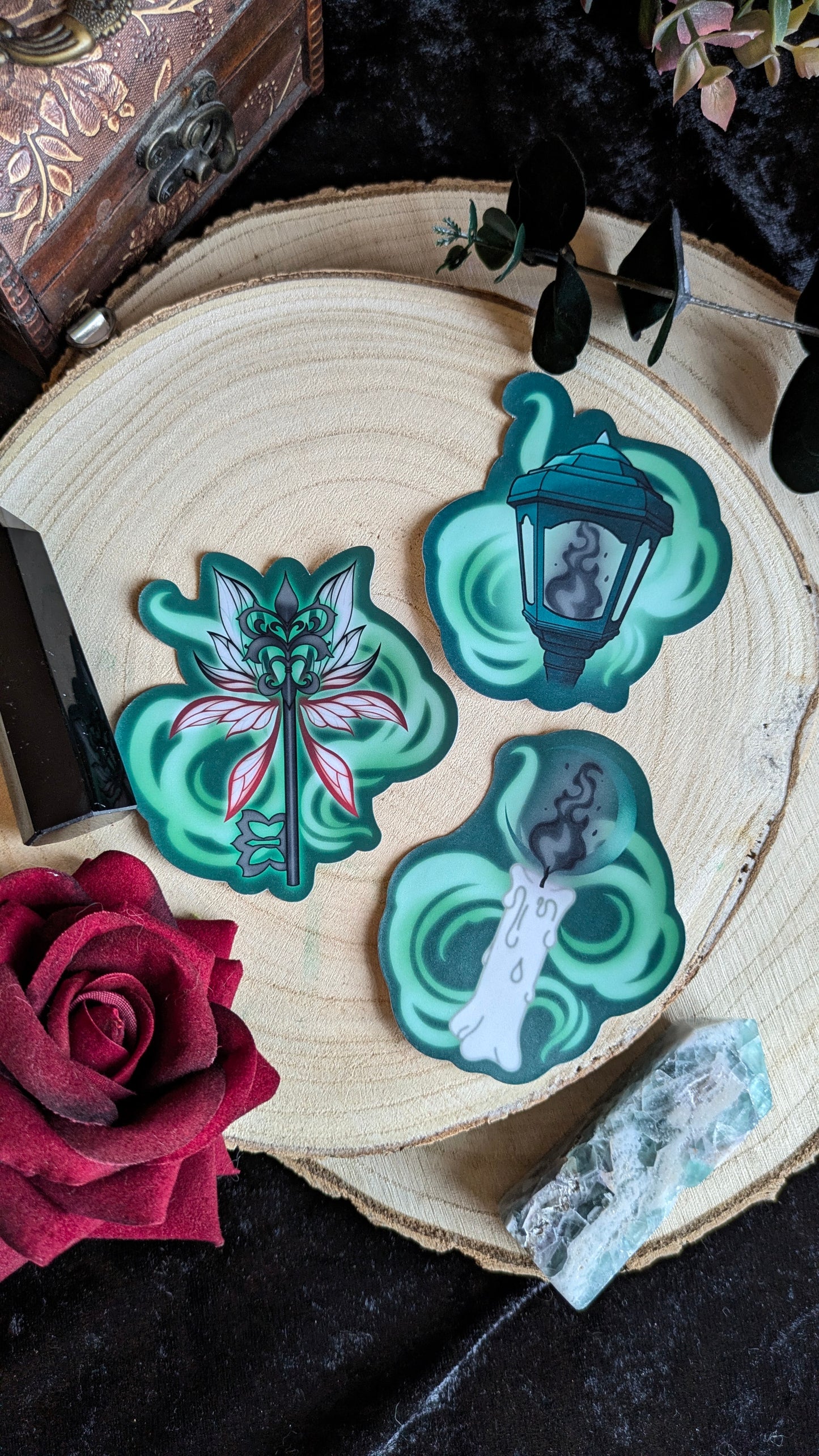 Dark Artifacts Stickers - Magical & Cursed Items Full Set