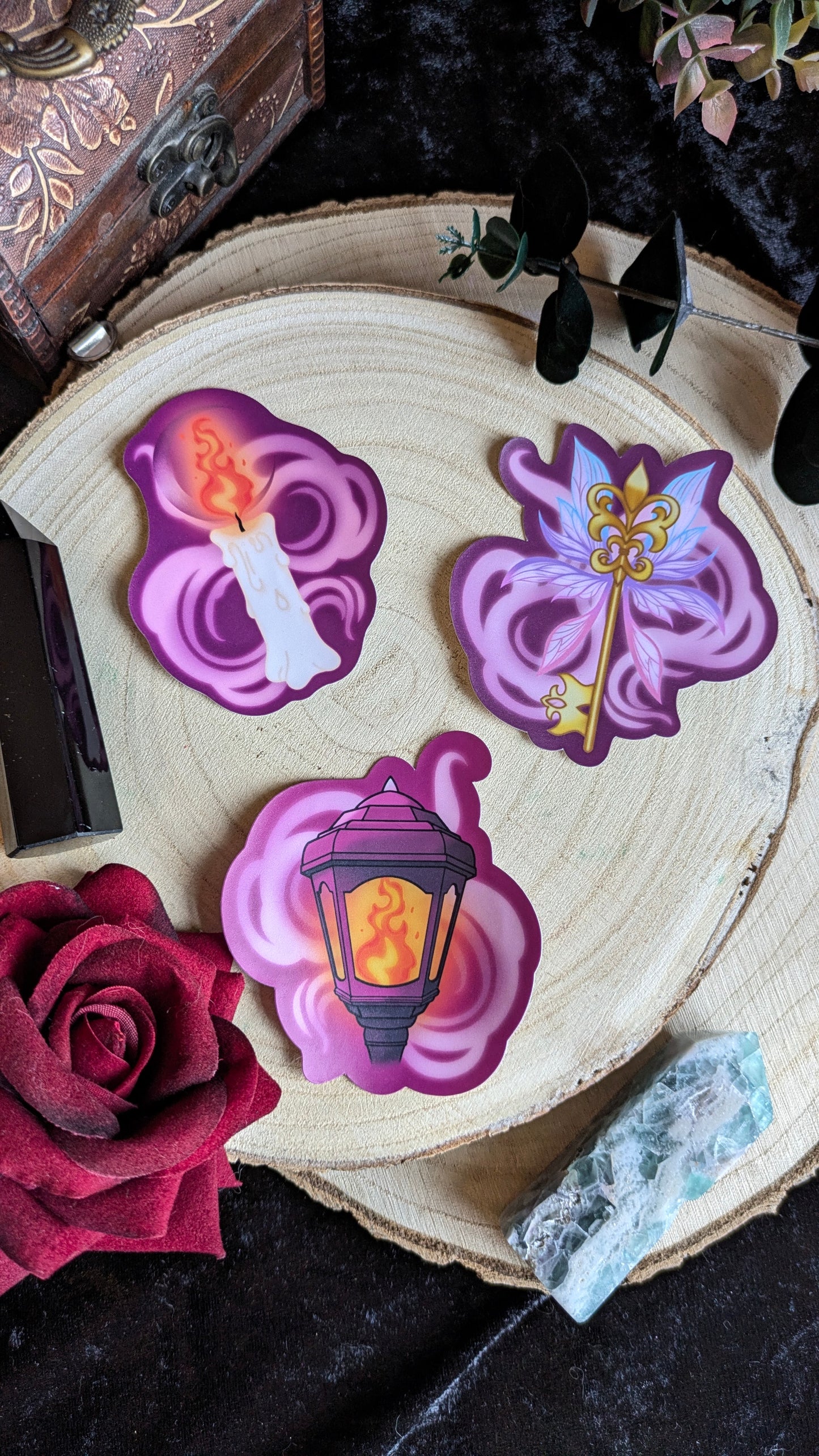 Dark Artifacts Stickers - Magical & Cursed Items Full Set