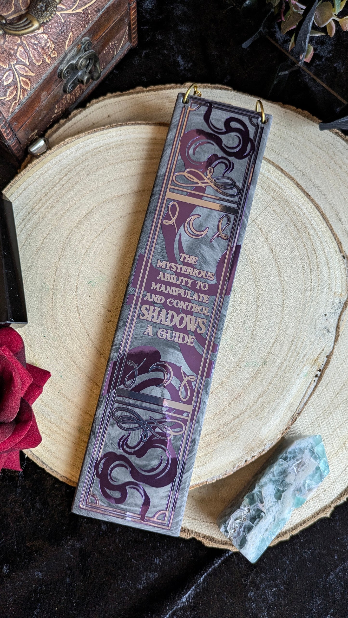Shadow Manipulation Book Spine Wall Hanging