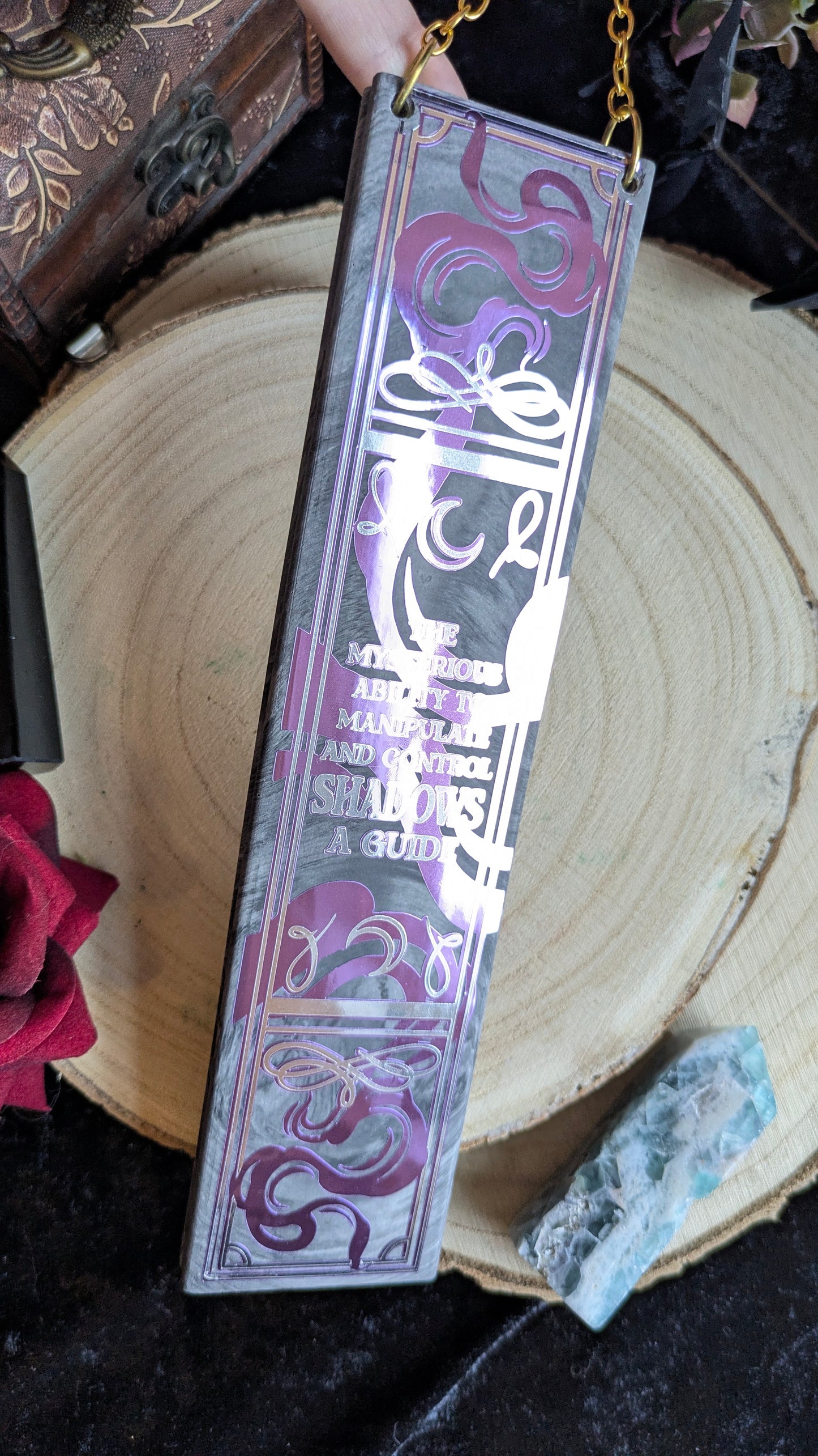 Shadow Manipulation Book Spine Wall Hanging