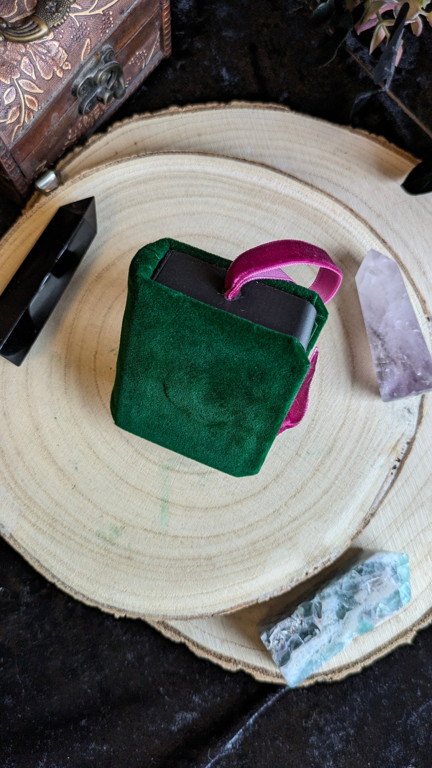 Velvet Miniature Book Christmas Tree Decoration