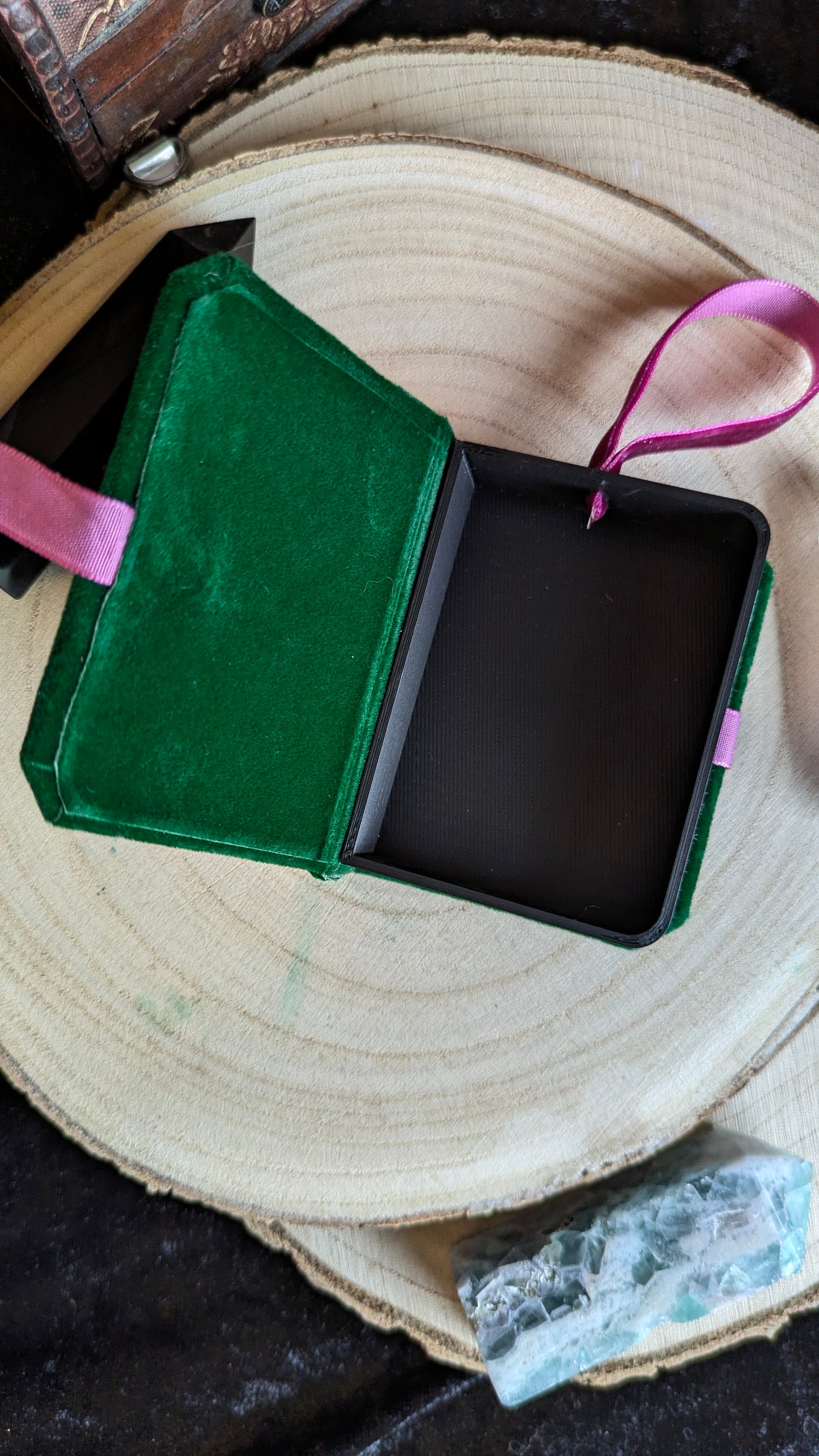 Velvet Miniature Book Christmas Tree Decoration