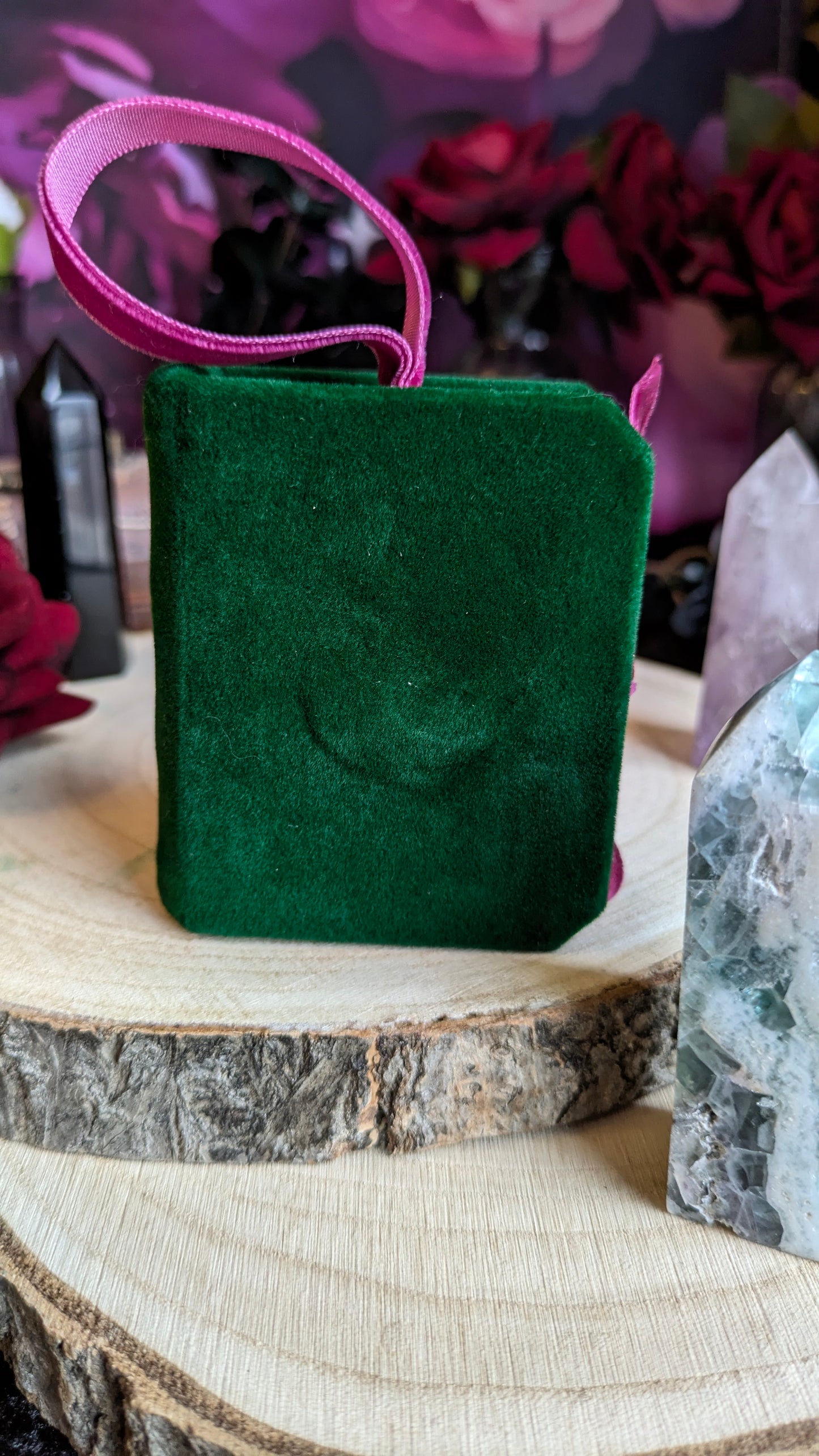 Velvet Miniature Book Christmas Tree Decoration