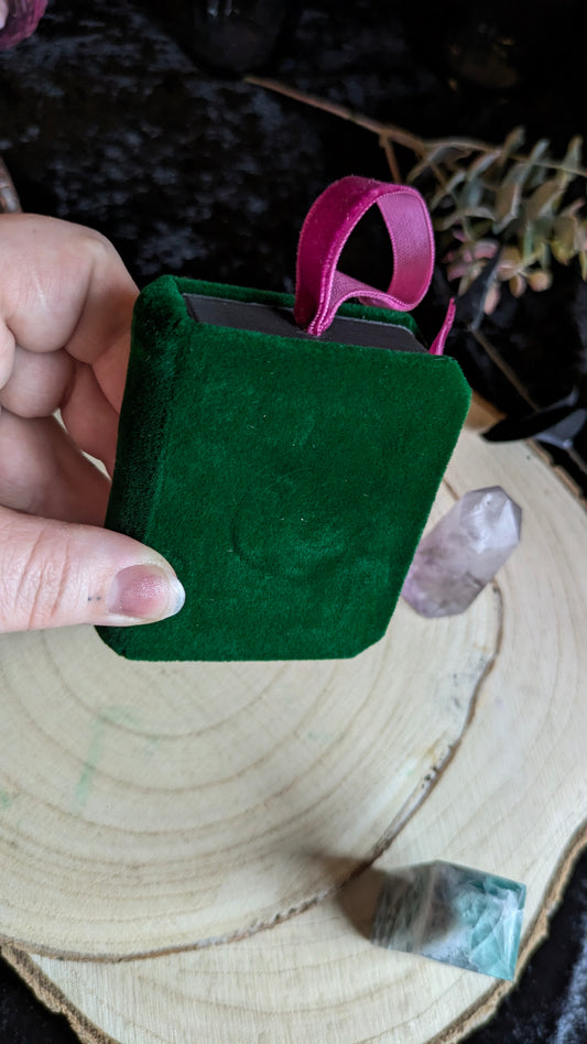 Velvet Miniature Book Christmas Tree Decoration