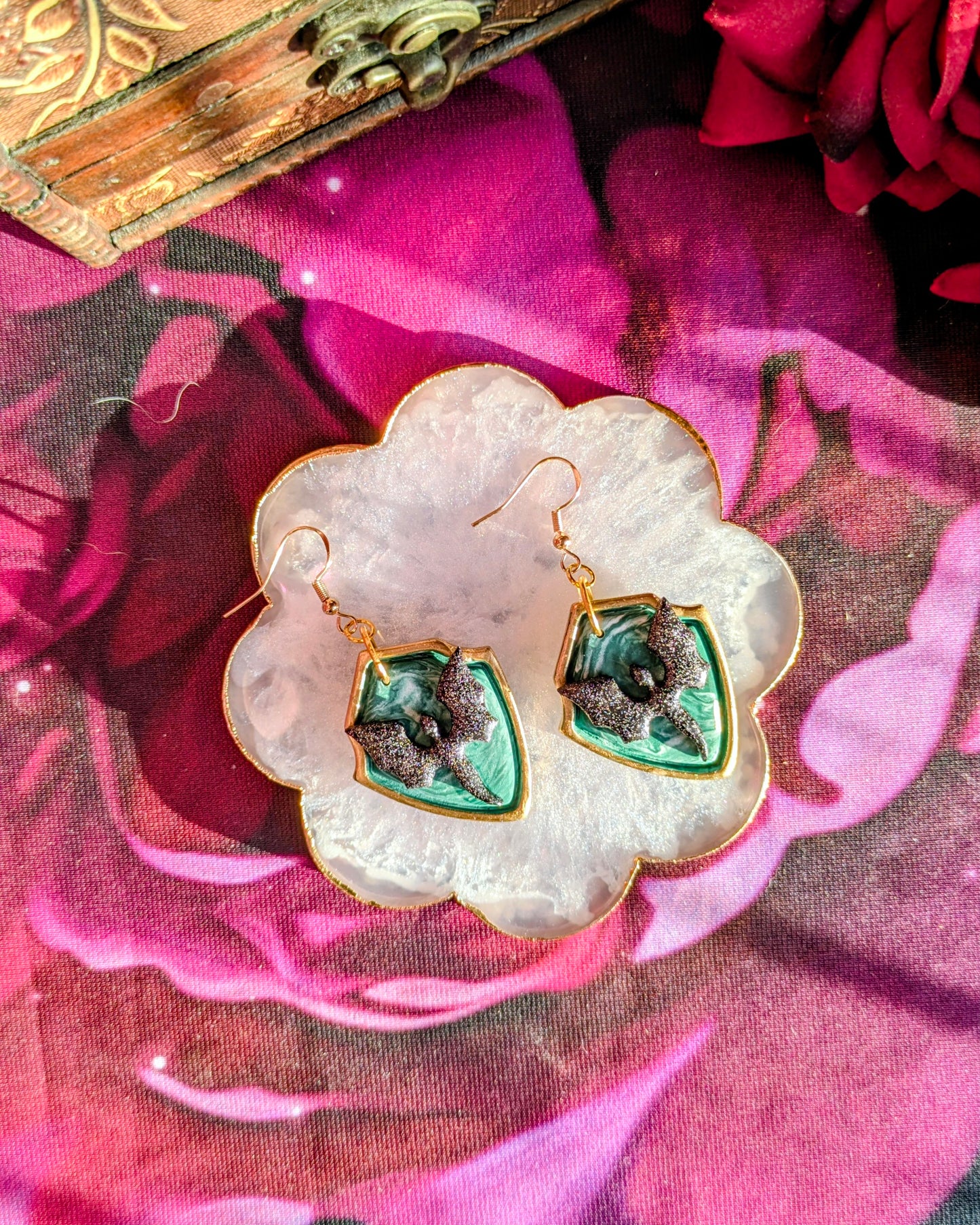 Dragon Shield Earrings