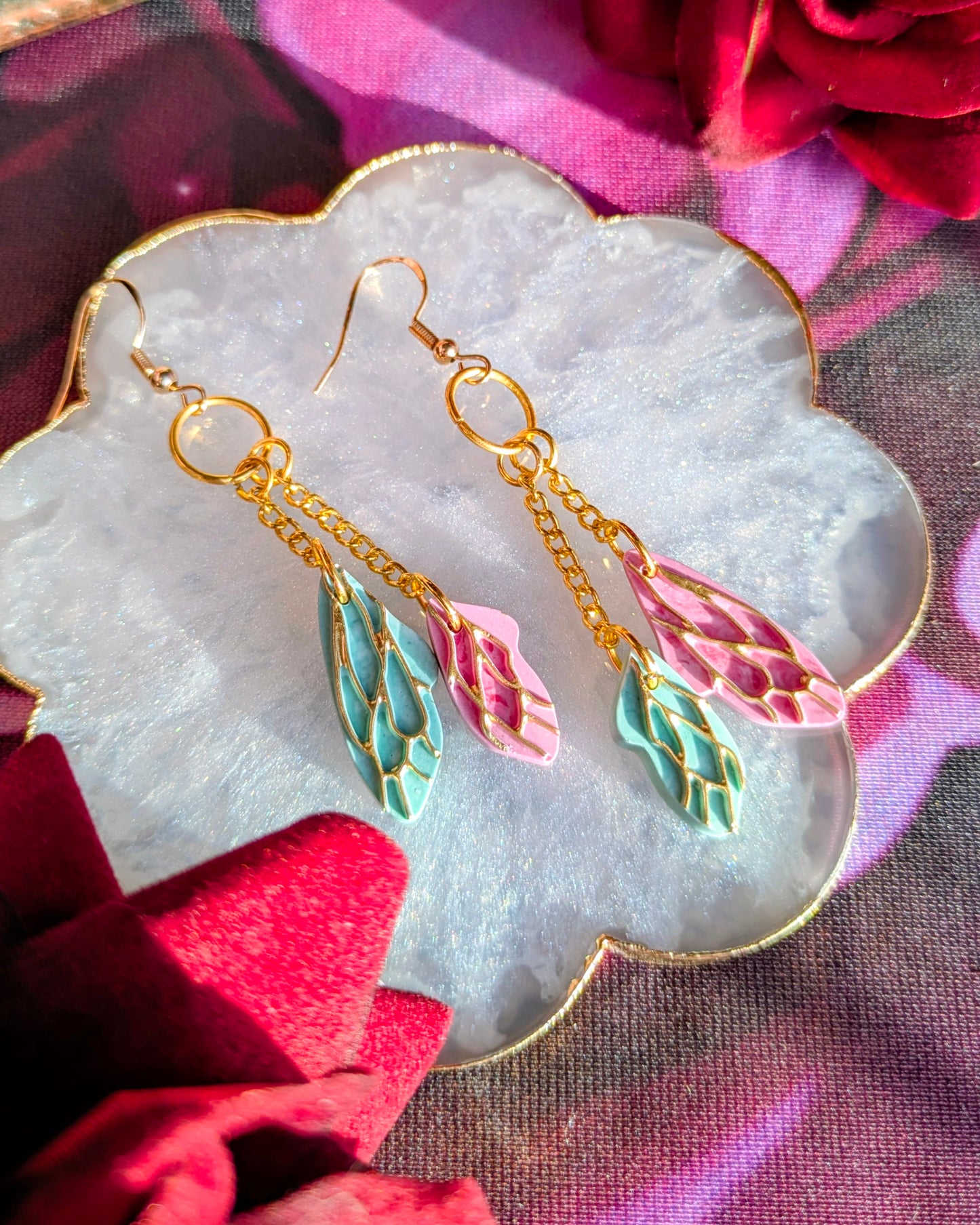 Small Fairy Wing earrings