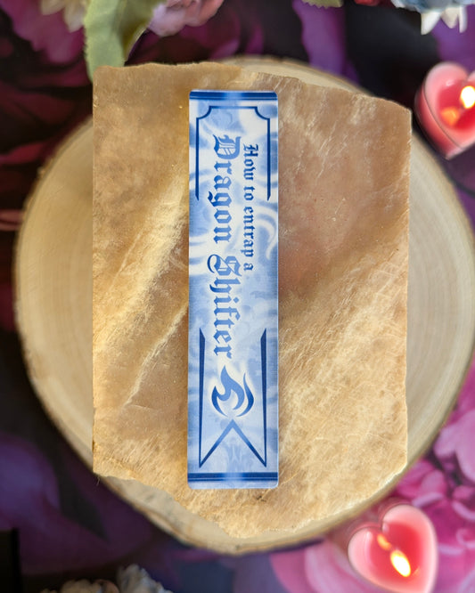 How To Entrap a Dragon Shifter Book Spine Sticker