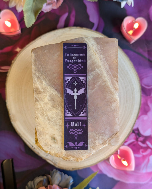 The Fundamentals of Dragonkind Book Spine Sticker