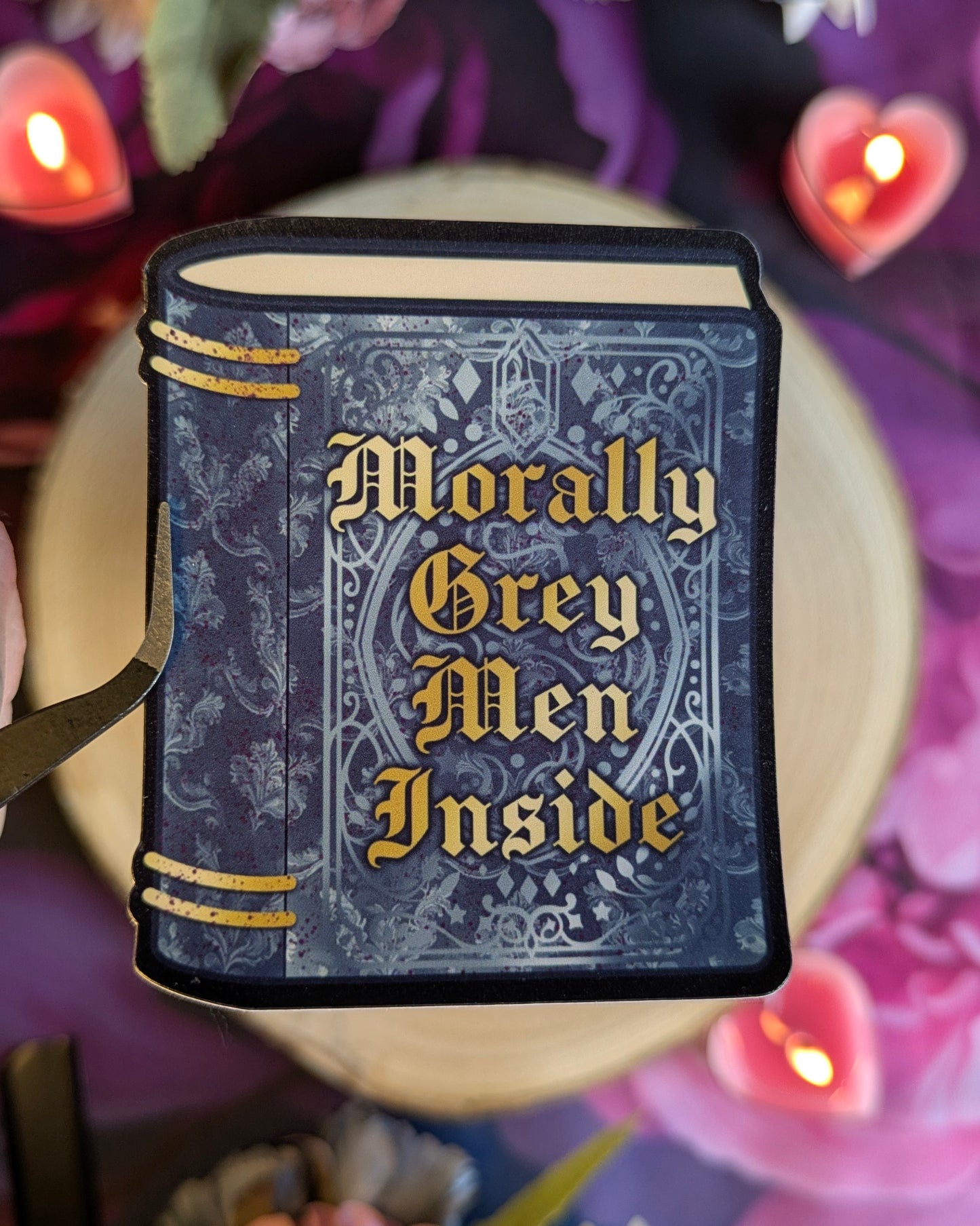 Morally Grey Men Inside - Die Cut Sticker