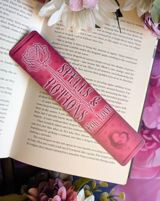 Spells and Potions for Love - Book Spine Bookmark