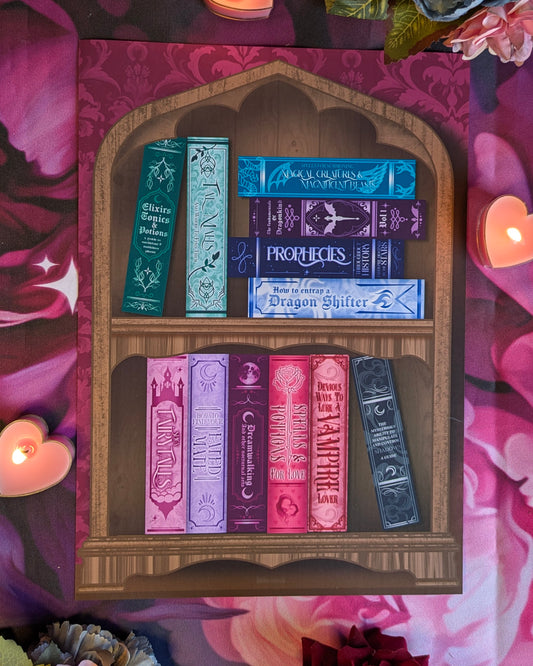 The Krorroskos Library Bookshelf Print