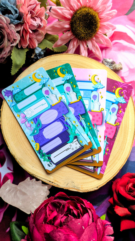 Bookshelves & Drakes - Book Review Book Stack Bookmark