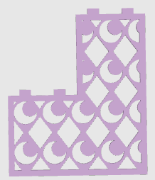 The Lunar Jester Two Tier Verticals