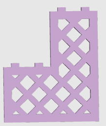The Lattice Two Tier Vertical